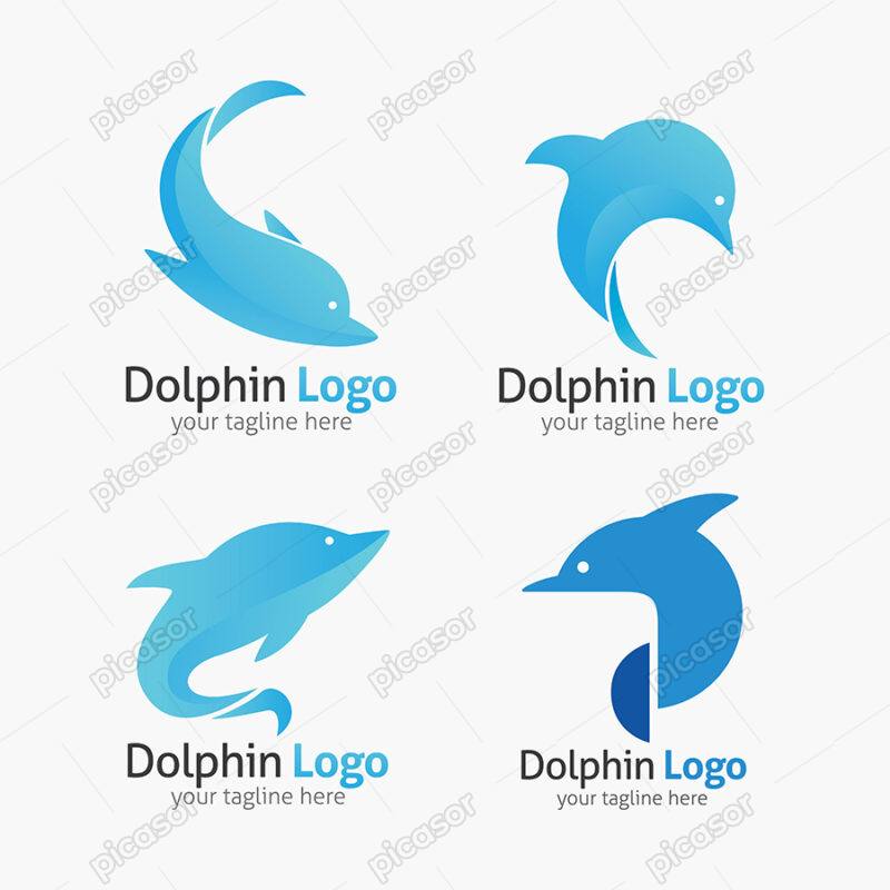 مجموعه لوگو دلفین