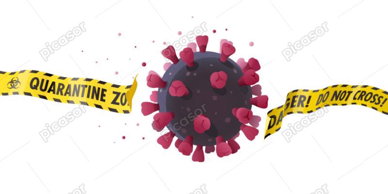 وکتور ویروس کرونا و قرنطینه