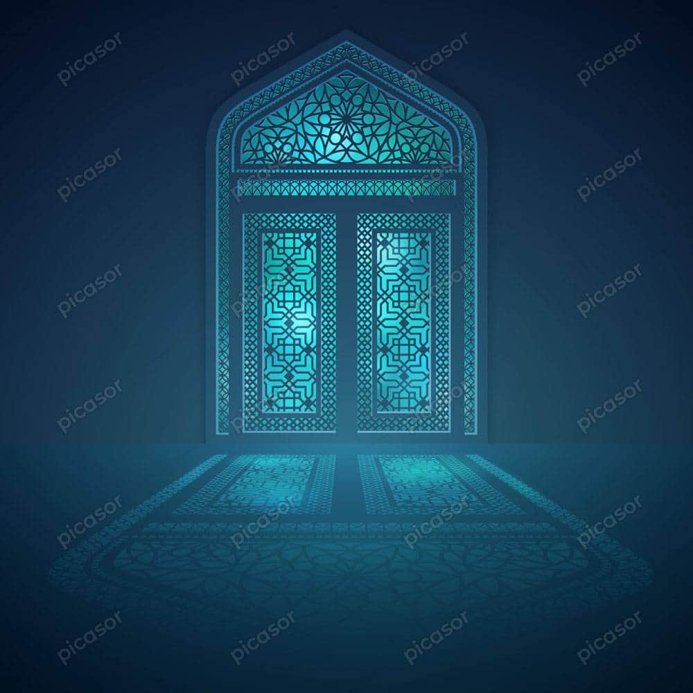 وکتور پس زمینه اسلامی وکتور پنجره مشبک مسجد و معماری اسلامی وکتور پس زمینه اسلامی وکتور پنجره مشبک مسجد و معماری اسلامی