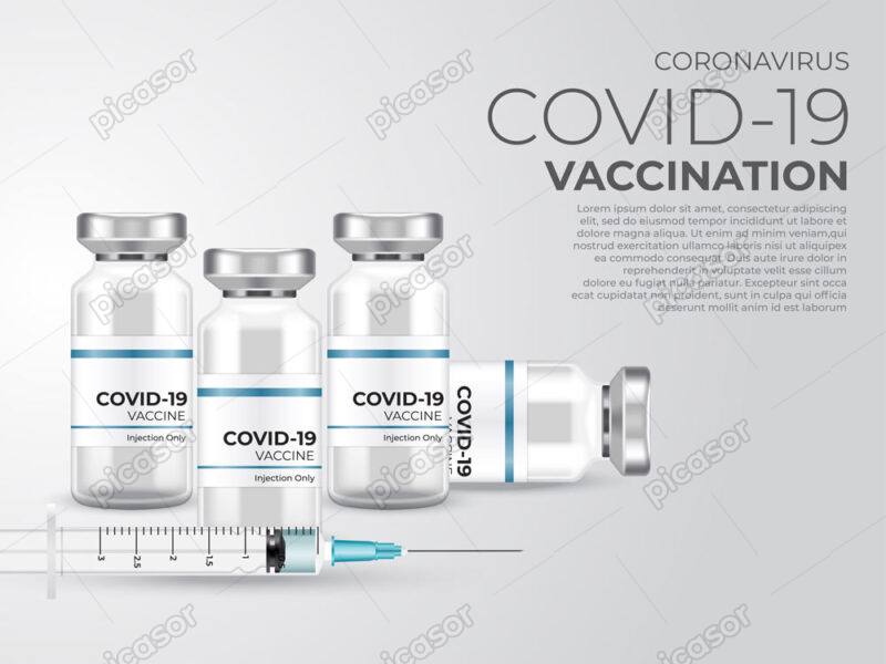 وکتور واکسن کرونا - پس زمینه واکسن کرونا و سرنگ