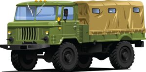 وکتور کامیون ارتشی کامیون نظامی - وکتور ماشین و تجهیزات جنگی