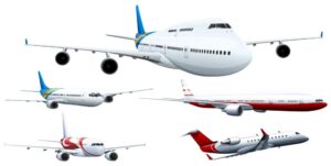 5 وکتور هواپیمای مسافربری بوئینگ و ایرباس