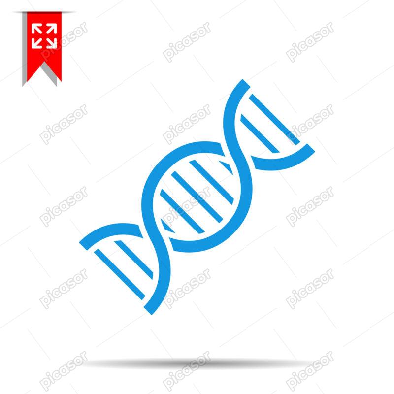 وکتور آیکون DNA دی ان ای ژنتیک