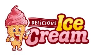 وکتور بستنی قیفی کارتونی - وکتور کارتونی بستنی قیفی