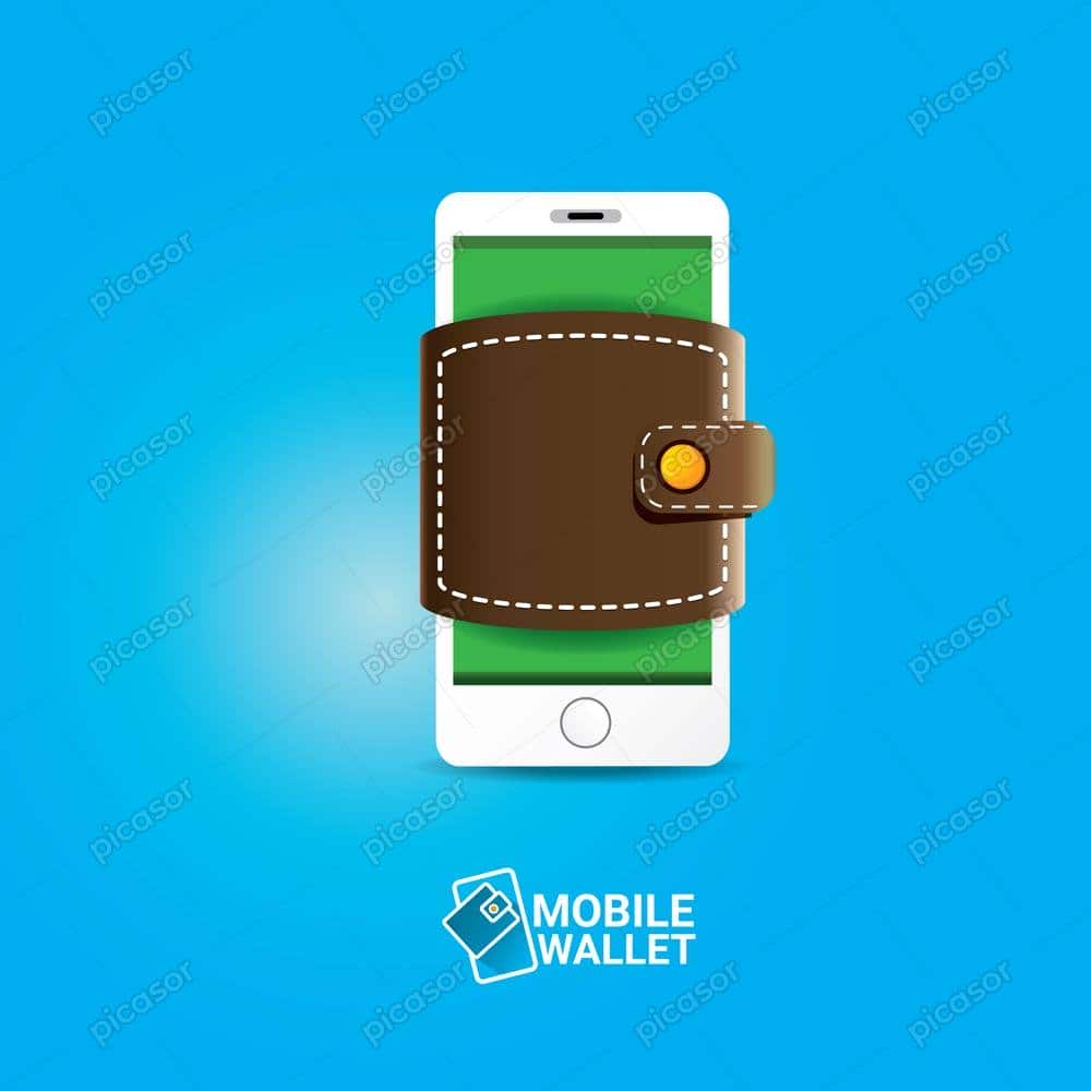 وکتور کیف پول و موبایل - وکتور کیف پول دیجیتالی و پرداخت آنلاین وکتور کیف پول و موبایل - وکتور کیف پول دیجیتالی و پرداخت آنلاین