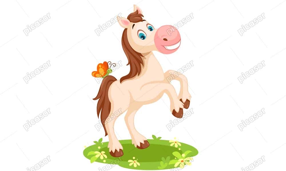 وکتور اسب کارتونی وکتور اسب کارتونی
