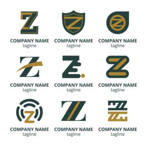 9 وکتور لوگو حرف Z
