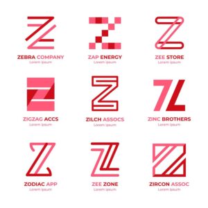 9 وکتور لوگو حرف Z