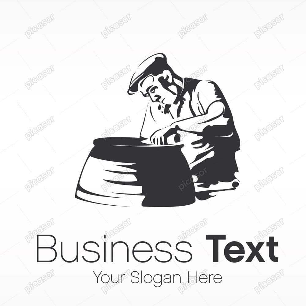 وکتور کارگر مشغول کار وکتور کارگر مشغول کار