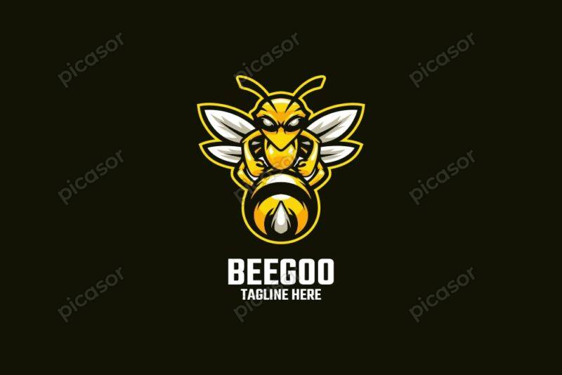وکتور لوگو زنبور وحشی - وکتور تصویرسازی زنبور وحشی