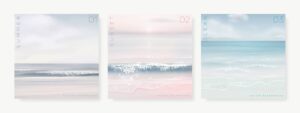 3 وکتور تابلو نقاشی دریا و ساحل طرح تابلو نقاشی ساحل از روبرو