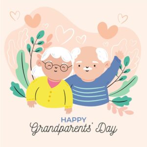 وکتور روز جهانی سالمند - وکتور پدربزرگ مادربزرگ