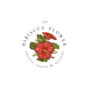 وکتور لوگو گل ختمی هیبیسکوس - وکتور لوگو دمنوش گیاهی و روغن های گیاهی