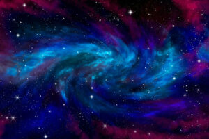 وکتور پس زمینه نقاشی فضا و کهکشان