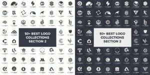 50 وکتور لوگو آبستره مدرن و خلاقانه مناسب انواع کسب و کار