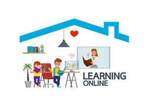 وکتور کلاس آنلاین برای کودکان - وکتور آموزش از راه دور