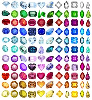 121 وکتور سنگ جواهر رنگی و سنگهای قیمتی