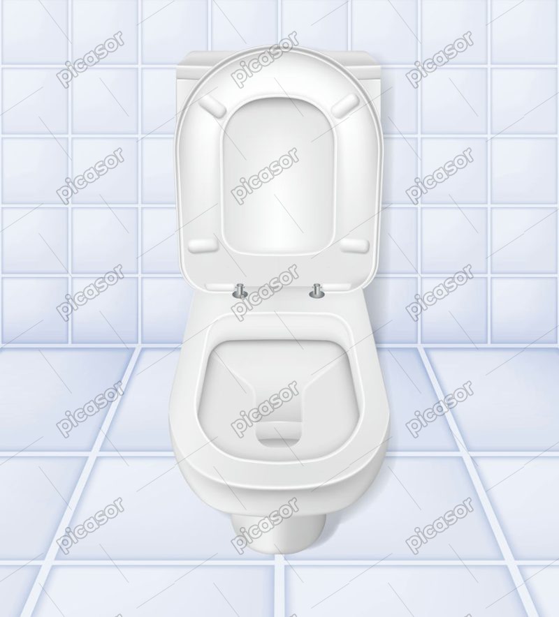 وکتور سرویس بهداشتی با توالت فرنگی