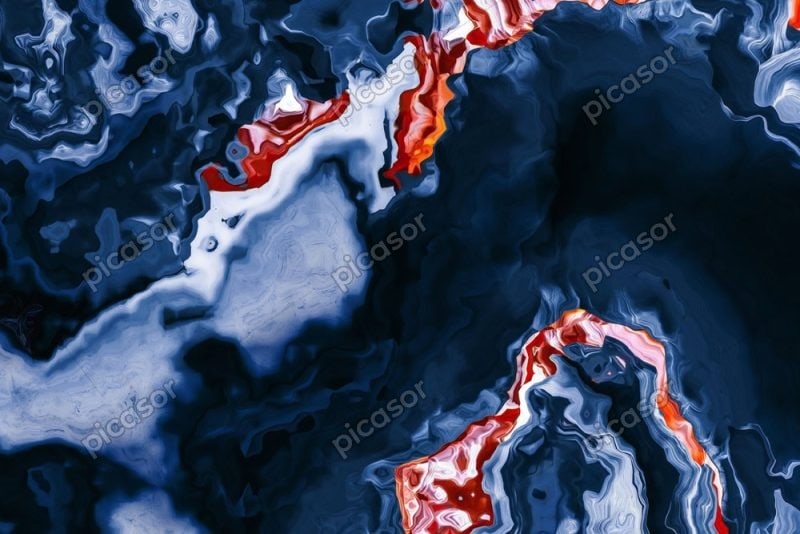 عکس پس زمینه آبستره مرمر مایع سبک جوهر