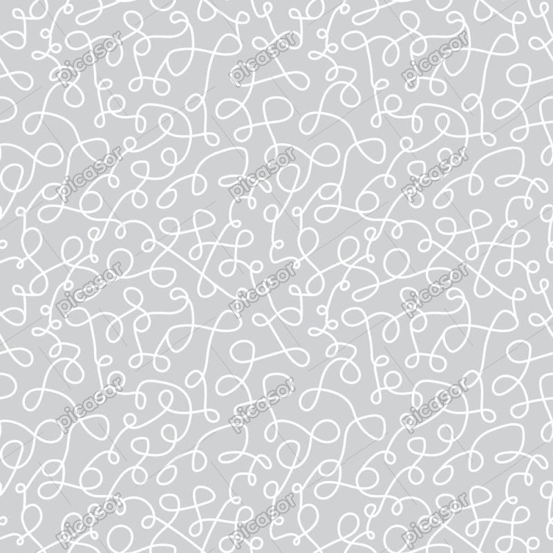وکتور مینیمال پترن خطوط خمیده - الگو خطهای خمیده مینیمال