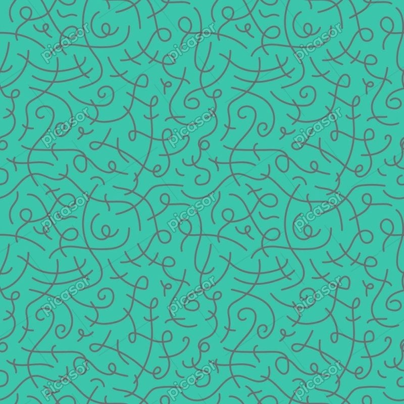 وکتور پترن خطوط خمیده مینیمال - الگو مینیمال خطهای خمیده