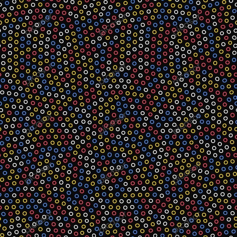 وکتور پترن نقاط رنگی - وکتور الگو دایره های توخالی کوچک