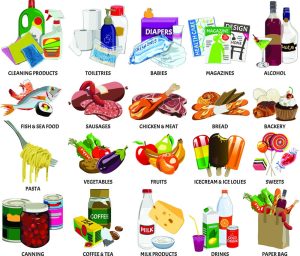 20 وکتور مواد غذایی و خوراکی گوشت و مواد پروتئینی - وکتور سوپر مارکت