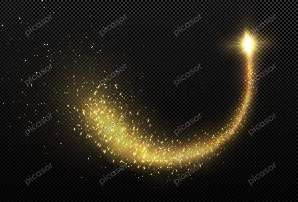 وکتور افکت نور ستاره دنباله دار وکتور افکت نور ستاره دنباله دار