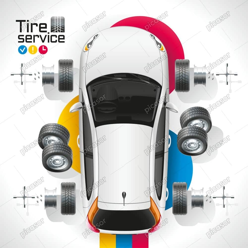 وکتور تعویض تایر و لاستیک خودرو - وکتور تعمیرات ماشین وکتور تعویض تایر و لاستیک خودرو - وکتور تعمیرات ماشین