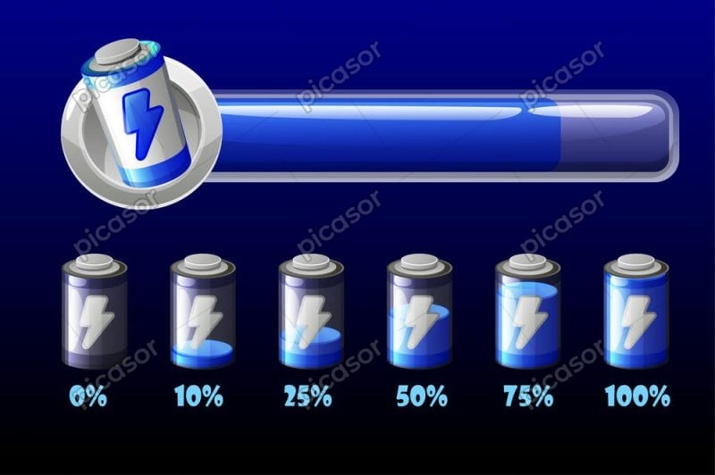 7 وکتور باطری و شارژ باطری