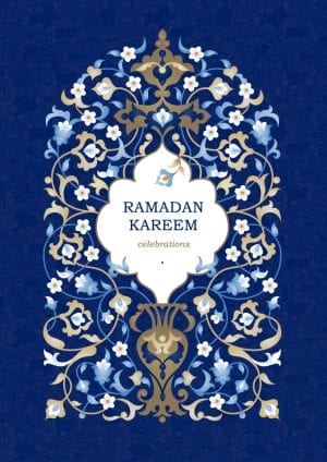 وکتور کارت با حاشیه تذهیب - وکتور قاب تذهیب