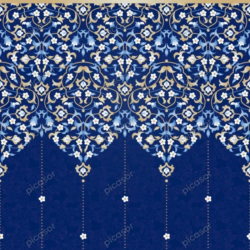 وکتور الگو تذهیبی زینتی