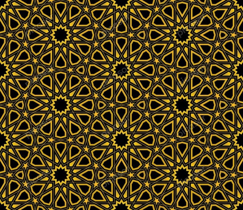 وکتور الگو شمسه زمینه معماری اسلامی هندسی