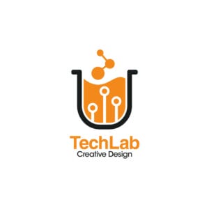 وکتور لوگو آزمایشگاه شیمی