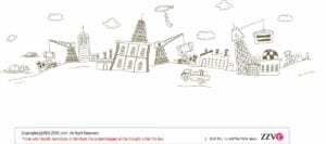 وکتور بندر طرح نقاشی کودکانه