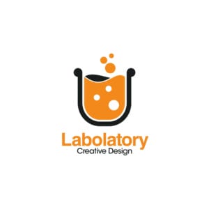 وکتور لوگو لابراتوار شیمی لوگو آزمایشگاه