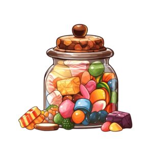 کلیپ آرت شیشه آبنبات