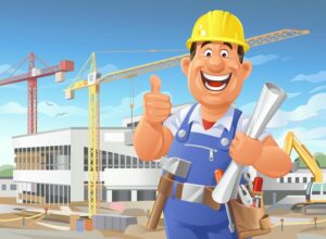 وکتور مهندس عمران کارتونی در سایت عمرانی