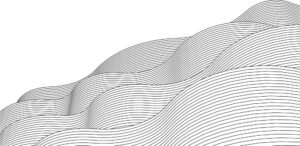 وکتور فرم و شکل منحنی با خط - وکتور زمینه هندسی مینیمال