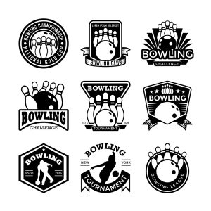 9 وکتور لوگو بولینگ و باشگاه بولینگ