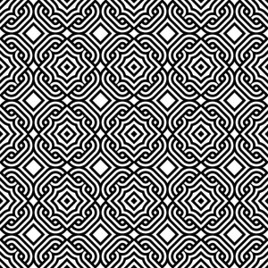 وکتور پترن هندسی سبک سنتی طراحی مینیمال