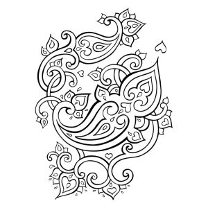 وکتور بته جقه زیبا و تزئینی