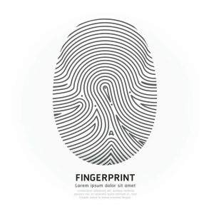 وکتور اثر انگشت طراحی مدرن