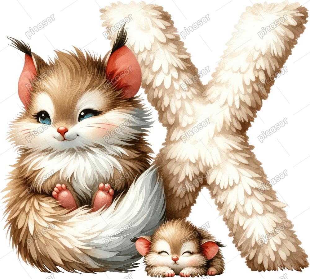 عکس کلیپ آرت حرف X با خرگوش صحرایی و بچه خرگوش صحرایی کارتونی - کلیپ آرت آموزش حروف انگلیسی به کودکان طرح کارتونی عکس کلیپ آرت حرف X با خرگوش صحرایی و بچه خرگوش صحرایی کارتونی - کلیپ آرت آموزش حروف انگلیسی به کودکان طرح کارتونی