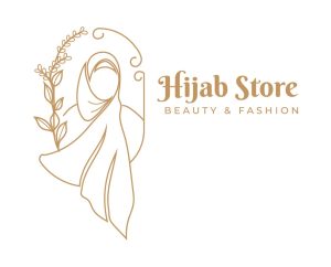 وکتور لوگو مزون لباس و پوشش اسلامی - وکتور زن محجبه