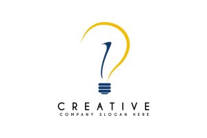 وکتور لوگو لامپ لوگو استارت آپ