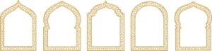 5 وکتور قاب مشبک مذهبی و اسلامی