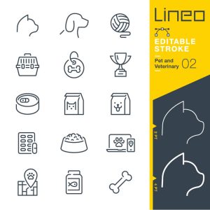 15 وکتور آیکون پت شاپ و دامپزشکی
