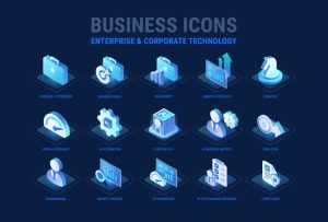 15 وکتور آیکون کسب و کار و آیکون اداری